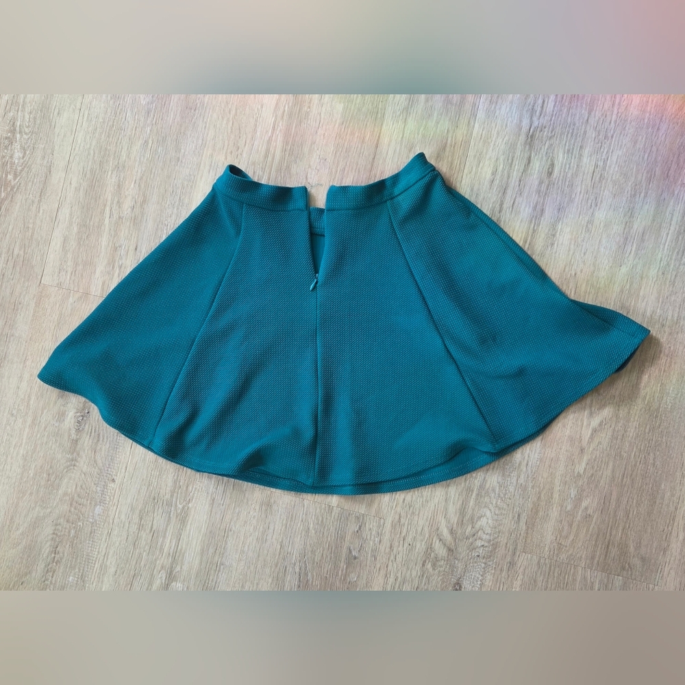 Lush Teal Skater Skirt